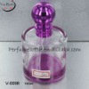 new purple packing glass perfume bottle