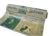 newspaper printed wrapping paper