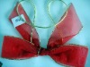 organza bow  with  rope