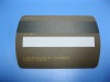 Oval ABS card with magnetic stripe