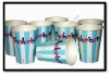 paint disposable paper milkshark cups
