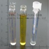 perfume sampler vials with PE plugs