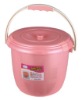 plastic pail/plastic bucket/water pail/PP plastic water pail/plastic barrel/modern pail with plastic handle