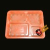 pp fast food disposable red box tray
