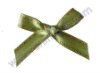 pre-tied mini green ribbon bows with self-adhesive backs,crafts stickers ribbon bows