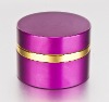 Purple color cream jar
