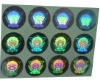 rainbow effect holographic sticker