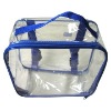 Recyclable Fashion Promotional Clear PVC Zipper Bag