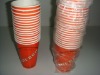red paper baking cups