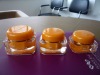 round lid ,square acrylic cream jar,cosmetic packing,acrylic jar
