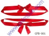 satin ribbon pretied bow on elasic for gifts box,wrapping decoration,packaging accessory