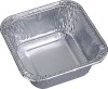 small square 95ml bakery aluminium foil container