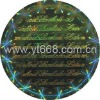 three channel holographic label