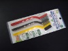 transparent PVC plastic blister box   for 3 pcs brushes