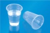 transparent plastic cup