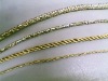 Twisted gold and silver art rope