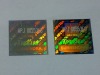 void holographic labels and stickers