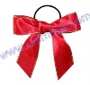 wine bottle decorative ribbon bows with elastic ring/loop