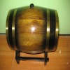 wooden 10 liter oak beer barrel