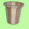 wooden garden decorative pot ( H-013 )